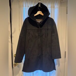 Liz Claiborne Black Teddy Jacket